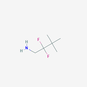 2,2-Difluoro-3,3-dimethylbutan-1-amine