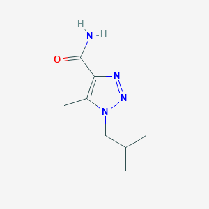 5-Methyl-1-(2-methylpropyl)-1H-1,2,3-triazole-4-carboxamide