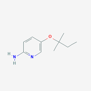 5-[(2-Methylbutan-2-YL)oxy]pyridin-2-amine