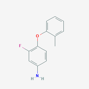3-Fluoro-4-(2-methylphenoxy)aniline