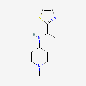 1-methyl-N-[1-(1,3-thiazol-2-yl)ethyl]piperidin-4-amine