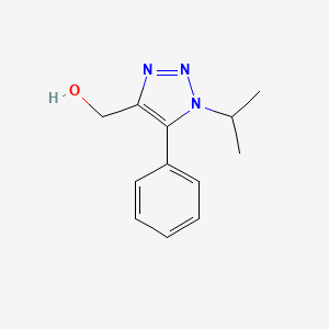 [5-Phenyl-1-(propan-2-yl)-1H-1,2,3-triazol-4-yl]methanol