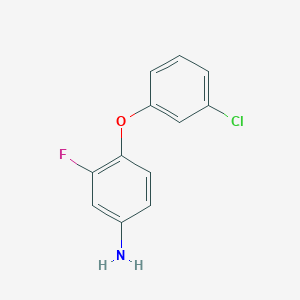 4-(3-Chlorophenoxy)-3-fluoroaniline