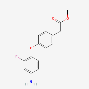 Methyl 2-[4-(4-amino-2-fluorophenoxy)phenyl]-acetate