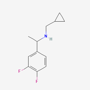 (Cyclopropylmethyl)[1-(3,4-difluorophenyl)ethyl]amine