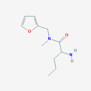 2-amino-N-(furan-2-ylmethyl)-N-methylpentanamide