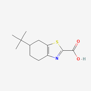 6-tert-Butyl-4,5,6,7-tetrahydro-1,3-benzothiazole-2-carboxylic acid