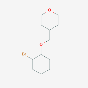 4-([(2-Bromocyclohexyl)oxy]methyl)oxane