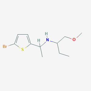 [1-(5-Bromothiophen-2-yl)ethyl](1-methoxybutan-2-yl)amine