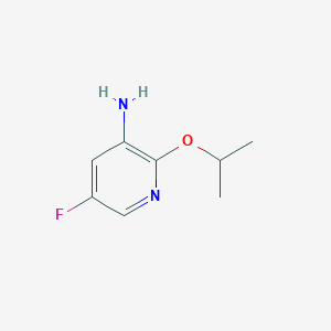 5-Fluoro-2-(propan-2-yloxy)pyridin-3-amine