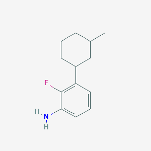 2-Fluoro-3-(3-methylcyclohexyl)aniline