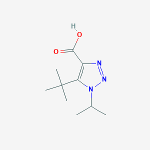 5-tert-butyl-1-(propan-2-yl)-1H-1,2,3-triazole-4-carboxylic acid