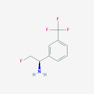 (1R)-2-Fluoro-1-[3-(trifluoromethyl)phenyl]ethanamine