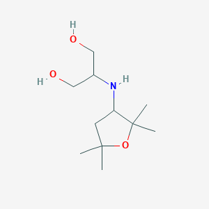 2-[(2,2,5,5-Tetramethyloxolan-3-yl)amino]propane-1,3-diol