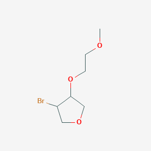 3-Bromo-4-(2-methoxyethoxy)oxolane