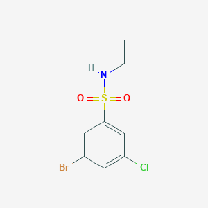 3-Bromo-5-chloro-N-ethylbenzene-1-sulfonamide