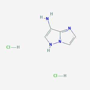 1H-pyrazolo[1,5-a]imidazol-7-amine dihydrochloride