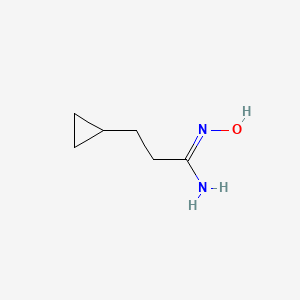 3-cyclopropyl-N'-hydroxypropanimidamide