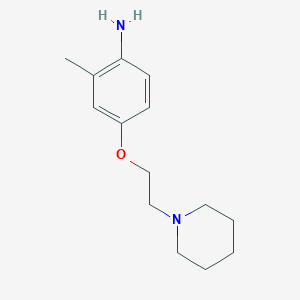 2-Methyl-4-[2-(1-piperidinyl)ethoxy]phenylamine