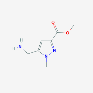 Methyl 5-(aminomethyl)-1-methyl-1H-pyrazole-3-carboxylate