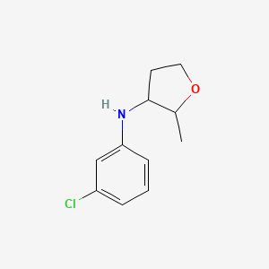 N-(3-chlorophenyl)-2-methyloxolan-3-amine