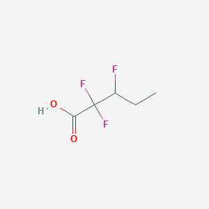 2,2,3-Trifluoropentanoic acid