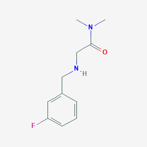 2-{[(3-fluorophenyl)methyl]amino}-N,N-dimethylacetamide