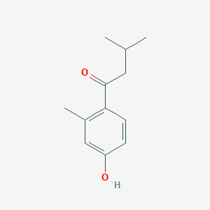 1-(4-Hydroxy-2-methylphenyl)-3-methylbutan-1-one