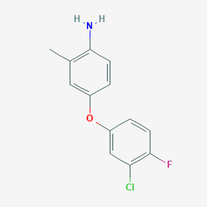 4-(3-Chloro-4-fluorophenoxy)-2-methylphenylamine