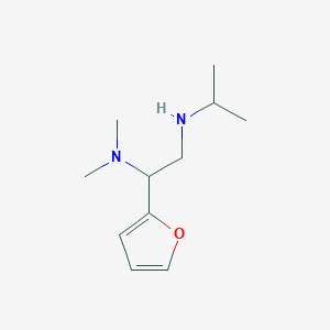 [2-(Dimethylamino)-2-(furan-2-yl)ethyl](propan-2-yl)amine