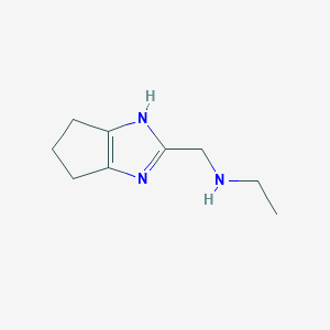 ({1H,4H,5H,6H-cyclopenta[d]imidazol-2-yl}methyl)(ethyl)amine