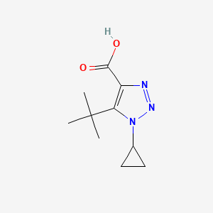 5-tert-Butyl-1-cyclopropyl-1H-1,2,3-triazole-4-carboxylic acid