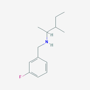 [(3-Fluorophenyl)methyl](3-methylpentan-2-yl)amine