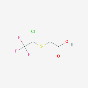 [(1-Chloro-2,2,2-trifluoroethyl)thio]acetic acid