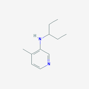 4-methyl-N-(pentan-3-yl)pyridin-3-amine