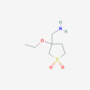 3-(Aminomethyl)-3-ethoxytetrahydrothiophene 1,1-dioxide