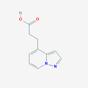 3-{Pyrazolo[1,5-a]pyridin-4-yl}propanoic acid