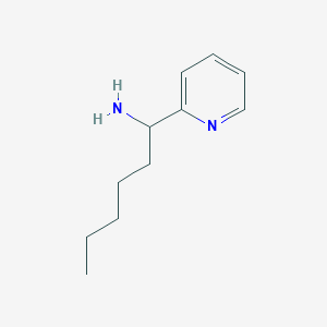 1-(Pyridin-2-YL)hexan-1-amine