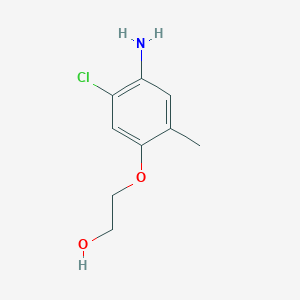 2-(4-Amino-5-chloro-2-methylphenoxy)ethan-1-ol