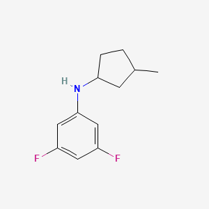 3,5-difluoro-N-(3-methylcyclopentyl)aniline