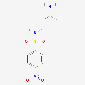 N-(3-Aminobutyl)-4-nitrobenzene-1-sulfonamide