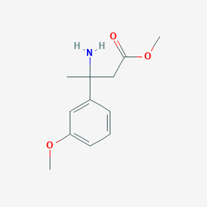 Methyl 3-amino-3-(3-methoxyphenyl)butanoate