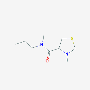 N-methyl-N-propyl-1,3-thiazolidine-4-carboxamide