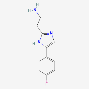 2-[4-(4-Fluorophenyl)-1H-imidazol-2-yl]ethan-1-amine