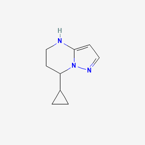 7-Cyclopropyl-4H,5H,6H,7H-pyrazolo[1,5-a]pyrimidine