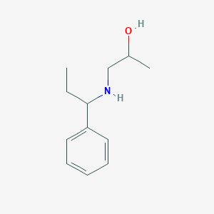 1-[(1-Phenylpropyl)amino]propan-2-ol