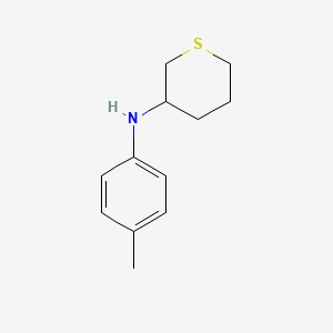 N-(4-methylphenyl)thian-3-amine