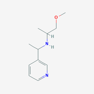 (1-Methoxypropan-2-YL)[1-(pyridin-3-YL)ethyl]amine