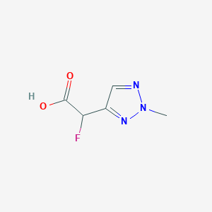 2-Fluoro-2-(2-methyl-2H-1,2,3-triazol-4-yl)acetic acid