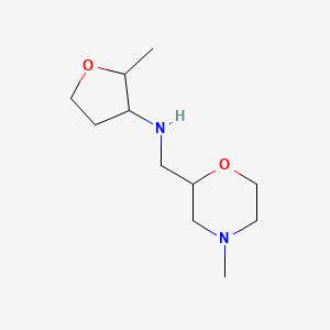 2-Methyl-N-[(4-methylmorpholin-2-yl)methyl]oxolan-3-amine